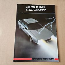 1985 brochure citroen d'occasion  La Motte-Servolex