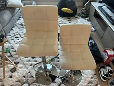 4 white metal stools for sale  Oakland