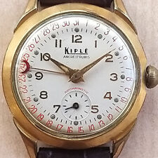 Rare KIPLE Pointer Date antimagnatic vintage mecanic 35mm watch NR d'occasion  France
