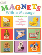 Imanes de libro de patrones de lona de plástico con mensaje, Carole Rodgers segunda mano  Embacar hacia Argentina