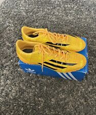 Adidas Para Hombre Raro F10 Messi M18311 Amarillo Interior Zapatos de Fútbol Botas de Fútbol, usado segunda mano  Embacar hacia Argentina