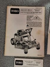 Toro rear engine for sale  Grand Ledge