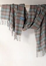 Tartan blanket lambswool for sale  DUNKELD