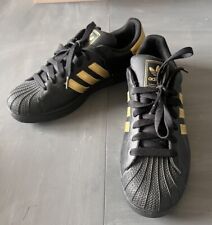 Adidas Superstar Originals clássico preto dourado tamanho 10 G15563 comprar usado  Enviando para Brazil