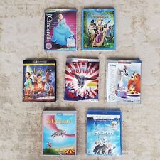 Lote de 7 DVDs Blu Ray Disney✨️Frozen✨️Cinderela✨️Emaranhados✨️Dumbo✨️Aladdin✨️Lady✨ comprar usado  Enviando para Brazil