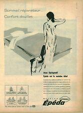 Publicité ancienne matelas d'occasion  France