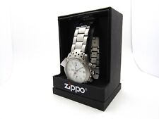 Reloj de pulsera Zippo funcionando cronógrafo 2004 sin usar, en caja raro segunda mano  Embacar hacia Argentina