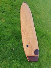 Wooden surfboard. beautiful for sale  TIVERTON