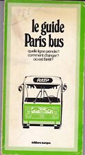 Guide paris bus d'occasion  Aire-sur-l'Adour