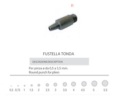 Fustella tonda per usato  Monte San Giusto