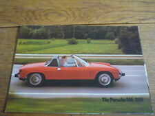 Porsche 914 brochure for sale  FRODSHAM