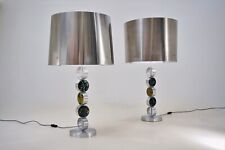 RAAK table lamps brutalist complementary pair, steel & glass 1972 Dutch, Rewired d'occasion  Expédié en Belgium