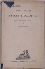 lettere filosofiche 1941 usato  Riposto