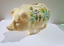 Rare antique majolica original piggy bank for sale  Shipping to South Africa