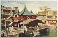1930's China, Shanghai Printed Postcard-Willow Tee Haus, Native sität Shanghai gebraucht kaufen  Versand nach Germany