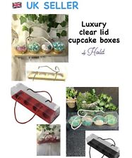 Luxury clear cupcake for sale  Shipping to Ireland