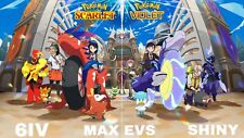 Pokemon Scarlet and Violet - 6IV EVs Max Battle Ready Shiny -1X!! segunda mano  Embacar hacia Spain