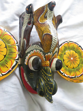 Tribal wooden painted for sale  WAKEFIELD