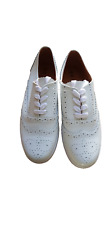 White leather brogue for sale  LONDON