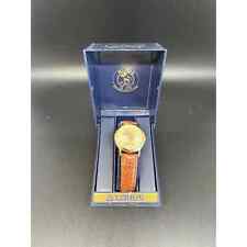 LORUS Seiko LADIES MICKEY MOUSE GOLD COIN VINTAGE WRIST WATCH Y481-1720 Brown for sale  Shipping to South Africa
