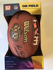 Wilson NFL Superbowl XXXV On Field autêntica bola de jogo Baltimore Ravens Giants comprar usado  Enviando para Brazil