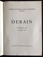André DERAIN : Rare catalogue (1954-1955), préface de Jean CASSOU & texte inédit d'occasion  Billère