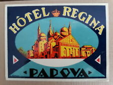 Etichetta albergo hotel usato  Italia