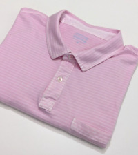 Polo Vineyard Vines Island Pima algodão listrado rosa bolso masculino GG comprar usado  Enviando para Brazil