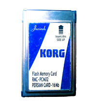 Cartão de memória flash Korg 16 MB para korg PA80 PA60 PA50 RMC-PCM02 original comprar usado  Enviando para Brazil