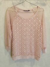 Sweat rose dentelle d'occasion  Bourg-de-Thizy