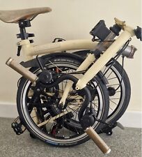 BROMPTON M6L 6 Velocidades Bicicleta Plegable C LINE EXPLORE EDITION Crema segunda mano  Embacar hacia Argentina