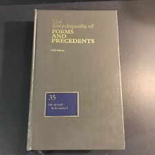 Encyclopaedia forms precedents for sale  LINCOLN