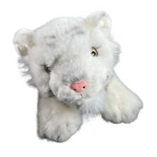 Peluche de peluche vintage Russ Berrie bebé blanco tigre de Bengala gato salvaje Corea, usado segunda mano  Embacar hacia Argentina