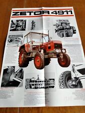 Prospectus tracteur zetor d'occasion  Lys-lez-Lannoy