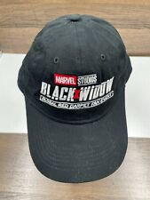 Marvel x Mega Cap Black Widow Movie Hat Red Carpet Fan Event Cap New York 2021 for sale  Shipping to South Africa