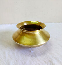 Used, Vintage Brass Hand Hammered Cooking Pot Degchi 1.5 Litre Kitchenware Collectible for sale  Shipping to South Africa
