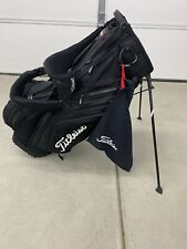 Bolsa de pie Titleist 14 vías - negra, toalla incluida. segunda mano  Embacar hacia Argentina