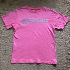 camisa rosa element RARA Y2K marca de skate exclusiva japonesa tamanho P rosa quente comprar usado  Enviando para Brazil