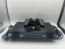 Sony PlayStation 3 Super Slim PS3 12GB czarna konsola z kontrolerem i przewodami działa na sprzedaż  Wysyłka do Poland