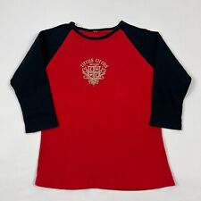 Camiseta Raglan Feminina Vintage Pequena Gótica Vermelha Preta Gráfica Bebê Y2k comprar usado  Enviando para Brazil