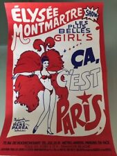 Affiche cabaret music d'occasion  Paris XI