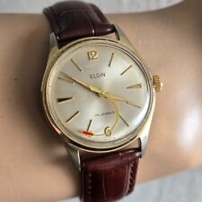 Vintage ELGIN relógio masculino Rocket segunda mão Jeambrun 26D França década de 1960 comprar usado  Enviando para Brazil