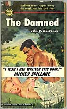 1952 Medalla de Oro #240 The Damned John D. MacDonald GGA Cubierta PBO segunda mano  Embacar hacia Argentina