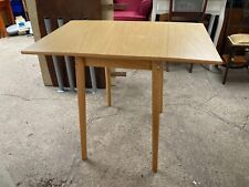 Vintage Style Small Formica Top Drop Leaf Dining Kitchen Table Detachable Legs for sale  Shipping to South Africa