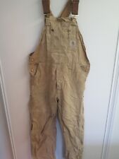 Carhartt canvas dungarees for sale  BEVERLEY