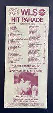 Vintage 1970 WLS Radio 89 Hit Parade Music Survey Top 30 - 12 de outubro de 1970 comprar usado  Enviando para Brazil