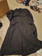 Used, Black Dalmatic Priest Robe 5 Feet Long One Size Fots Most.  Buttons At Top  for sale  Shipping to South Africa