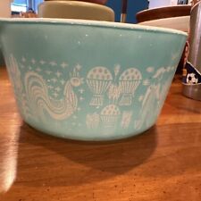 Pyrex turquoise butterprint for sale  Cleveland