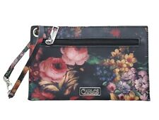 Bolsa de mão Carlos by Carlos Santana preta rosa floral pulseira comprar usado  Enviando para Brazil