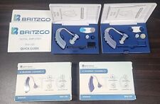 Usado, Britzgo BHA-220S pacote amplificador auditivo azul com acessórios e bateria - TESTADO  comprar usado  Enviando para Brazil